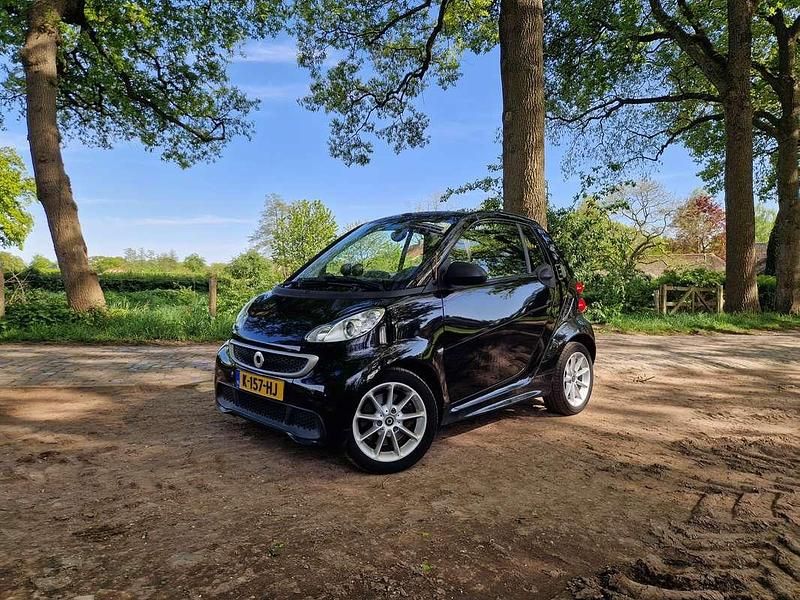 Zwart Gebruikt 2014 Smart ForTwo Electric Drive Cabriolet | € 7.000 - Afbeelding 1/4