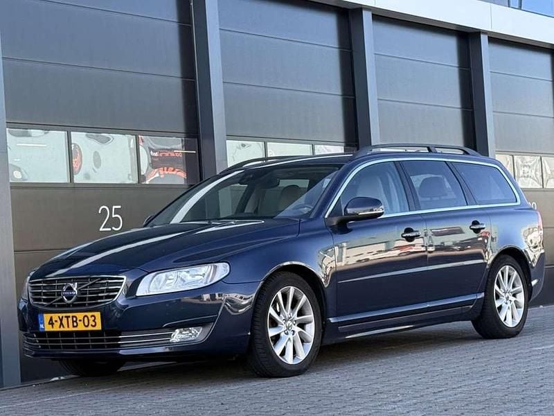 Blauw Gebruikt 2014 Volvo V70 Stationwagen | € 6.250 (Super prijs) - Afbeelding 1/4