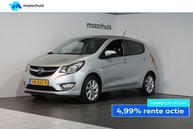 Grijs Gebruikt 2015 Opel Karl Cosmo Hatchback | € 9.715 (Eerlijke prijs) - Afbeelding 1/4