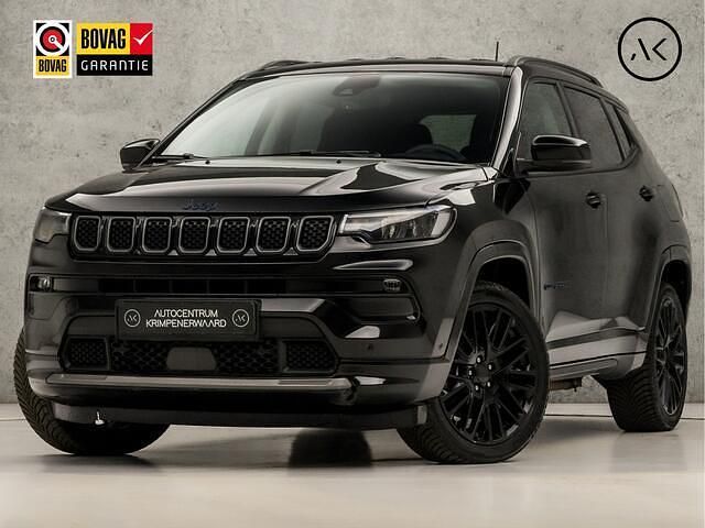 Zwart Occasion 2022 Jeep Compass SUV | € 25.945 (Eerlijke prijs) - Afbeelding 1/4