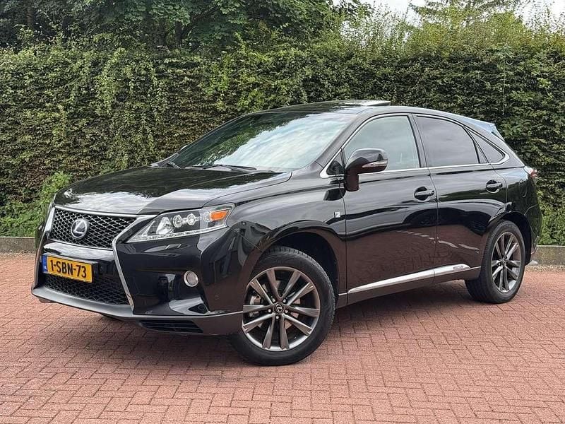 Zwart Gebruikt 2013 Lexus RX450h Sport Line SUV | € 22.950 (Eerlijke prijs) - Afbeelding 1/4
