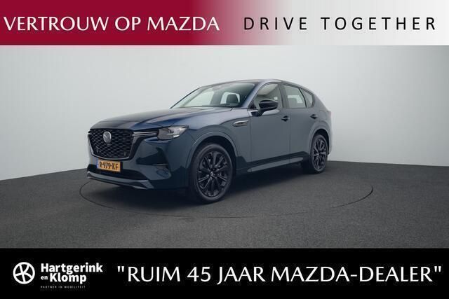 Blauw, metallic lak Gebruikt 2022 Mazda CX-60 Homura-Line SUV | € 42.950 (Eerlijke prijs) - Afbeelding 1/4