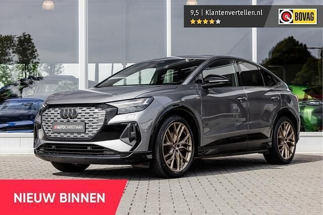 Grijs Gebruikt 2022 Audi Q4 Sportback e-tron S-Line SUV | € 36.850 (Eerlijke prijs) - Afbeelding 1/4