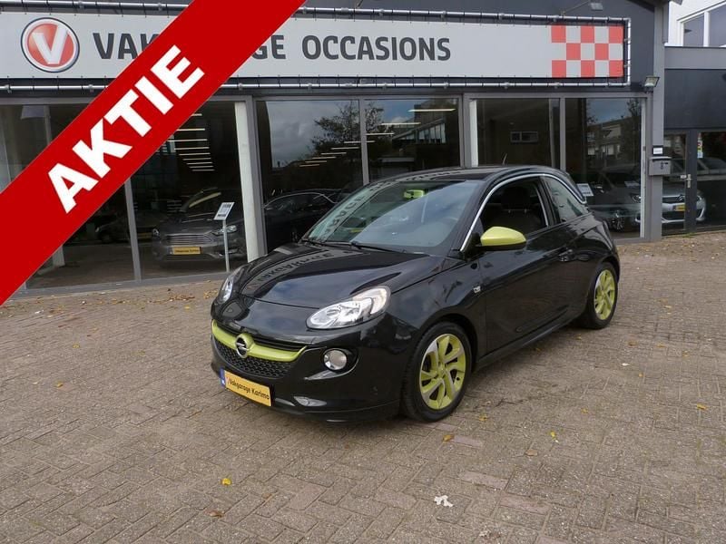 Zwart Gebruikt 2015 Opel Adam Glam Hatchback | € 6.950 (Goede deal) - Afbeelding 1/4