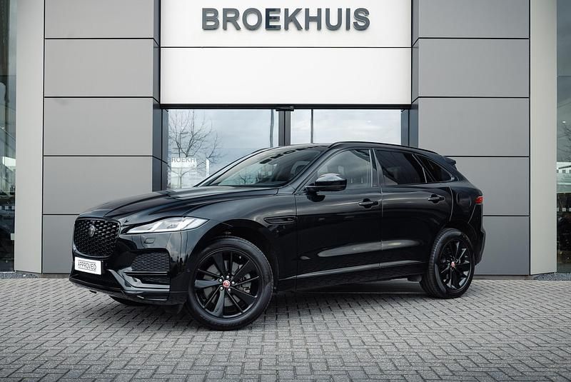 Zwart Gebruikt 2022 Jaguar F-Pace R-Dynamic SUV | € 48.795 (Eerlijke prijs) - Afbeelding 1/4