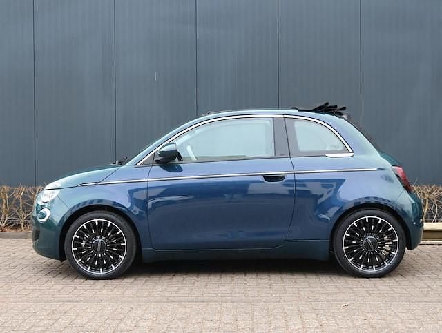 Occasion Fiat 500e La Prima 86 kW (118 PK) 2020 Groen Cabriolet
