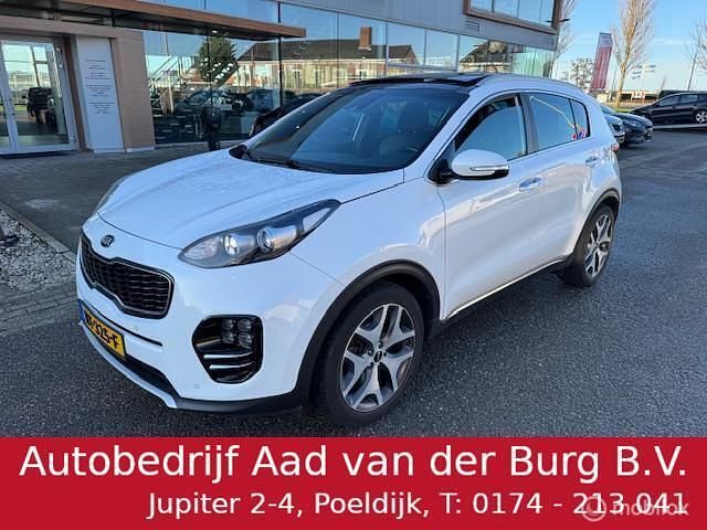 Wit (metallic) Occasion 2017 Kia Sportage GT-Line SUV | € 16.950 (Eerlijke prijs) - Afbeelding 1/4