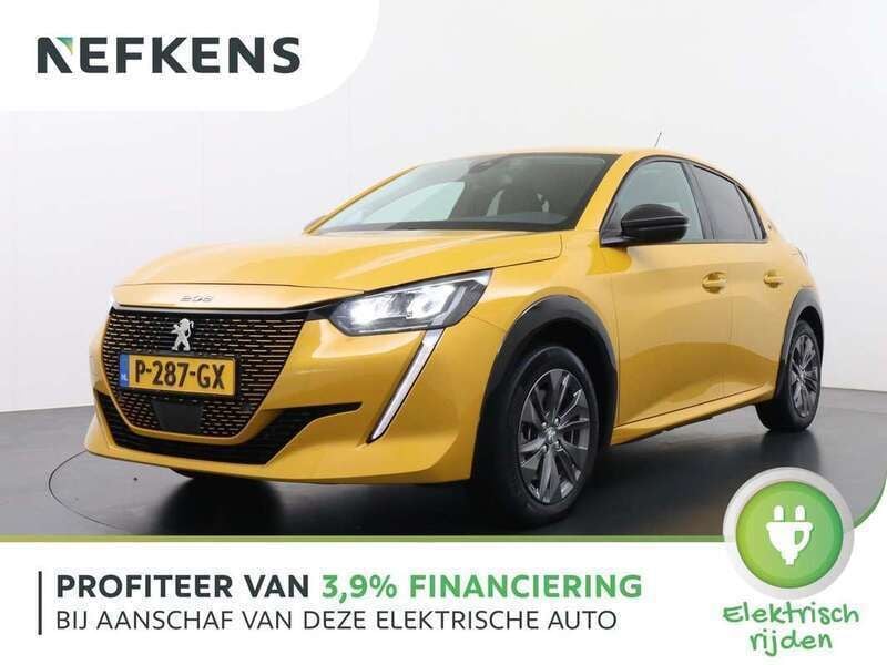 Geel Gebruikt 2022 Peugeot e-208 Allure Hatchback | € 17.825 (Goede deal) - Afbeelding 1/3