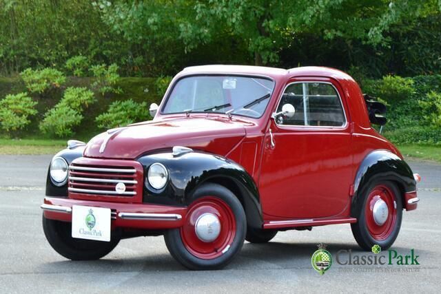 Rood Gebruikt 1952 Fiat 500C Cabriolet | € 12.900 - Afbeelding 1/4