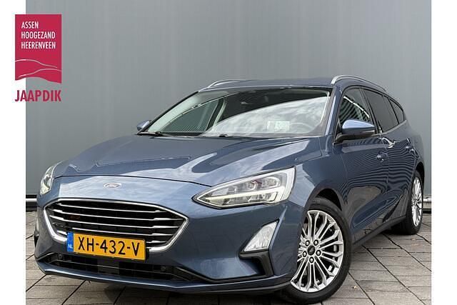 Blauw Gebruikt 2019 Ford Focus Titanium Stationwagen | € 11.444 (Eerlijke prijs) - Afbeelding 1/4