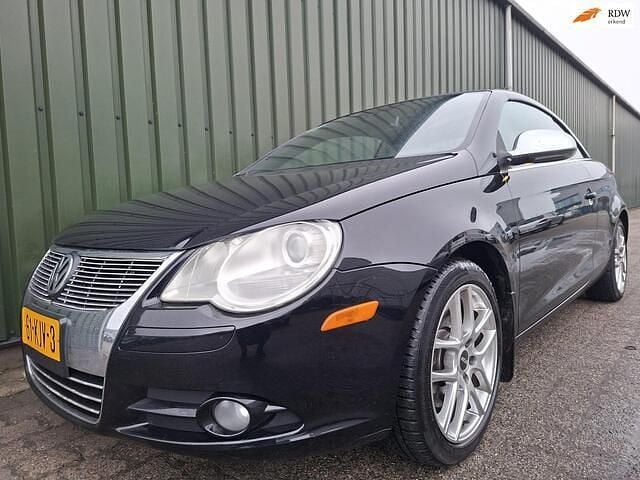 Zwart Occasion 2008 VW Eos Cabriolet | € 4.750 (Eerlijke prijs) - Afbeelding 1/4