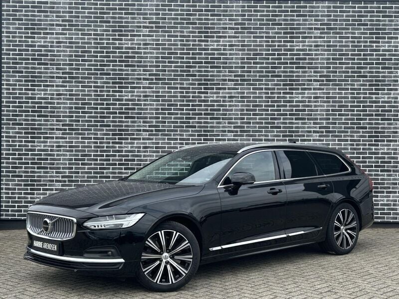 Zwart Gebruikt 2022 Volvo V90 Plus Stationwagen | € 39.399 (Super prijs) - Afbeelding 1/4