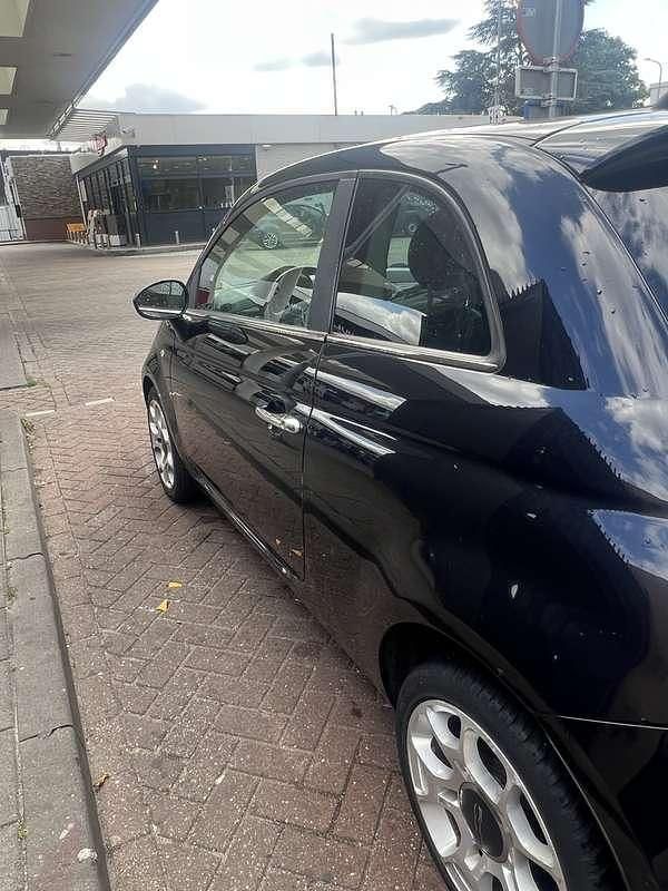 Zwart Gebruikt 2011 Fiat 500 Sport Hatchback | € 3.000 (Goede deal) - Afbeelding 1/4