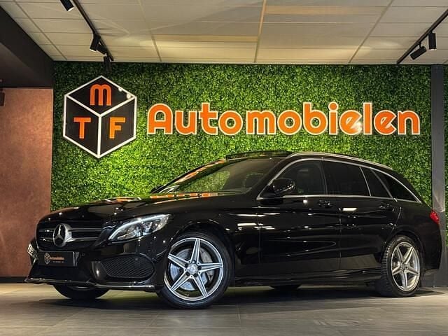 Zwart Gebruikt 2016 Mercedes C250 AMG Stationwagen | € 22.998 (Eerlijke prijs) - Afbeelding 1/4