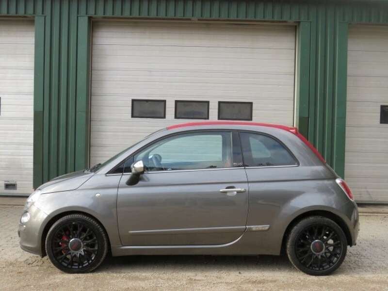 Grijs Gebruikt 2012 Fiat 500 Lounge Cabriolet | € 6.950 (Eerlijke prijs) - Afbeelding 1/4