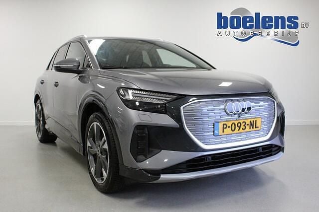 Grijs (metallic) Gebruikt 2022 Audi Q4 e-tron Advanced Plus SUV | € 19.748 (Super prijs) - Afbeelding 1/4