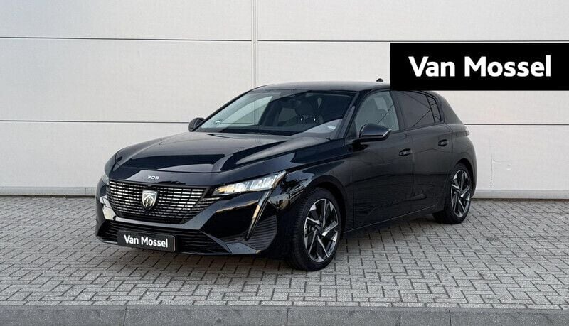 Zwart, metallic lak Gebruikt 2023 Peugeot 308 Allure Hatchback | € 21.940 (Goede deal) - Afbeelding 1/3