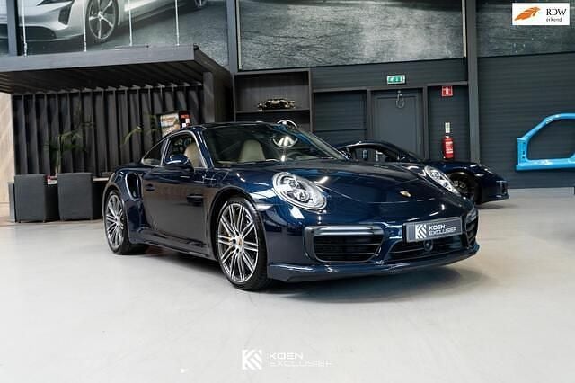 Blauw Gebruikt 2018 Porsche 911 Turbo S Coupé | € 139.950 (Eerlijke prijs) - Afbeelding 1/4