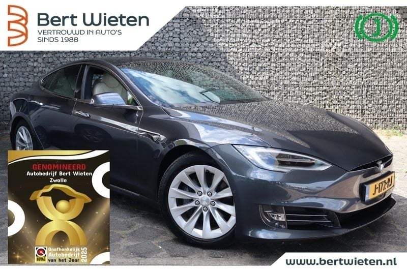 Grijs Gebruikt 2020 Tesla Model S Long Range Sedan | € 37.790 (Goede deal) - Afbeelding 1/3