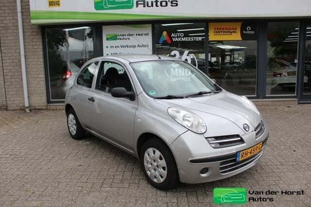 Grijs Gebruikt 2005 Nissan Micra Visia Hatchback | € 1.450 (Eerlijke prijs) - Afbeelding 1/4