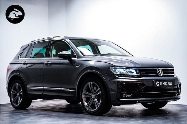 Grijs (metallic) Gebruikt 2019 VW Tiguan R-line SUV | € 29.850 (Goede deal) - Afbeelding 1/4