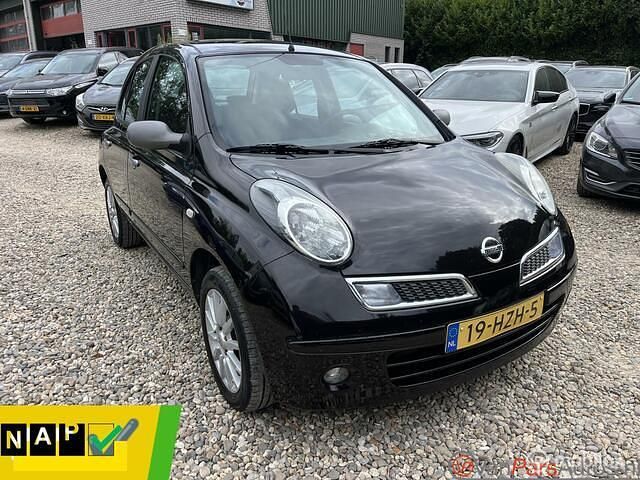 Paars Occasion 2009 Nissan Micra Acenta Hatchback | € 3.999 (Duur) - Afbeelding 1/4