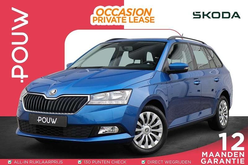Blauw Gebruikt 2021 Skoda Fabia Ambition Stationwagen | € 15.400 (Eerlijke prijs) - Afbeelding 1/3