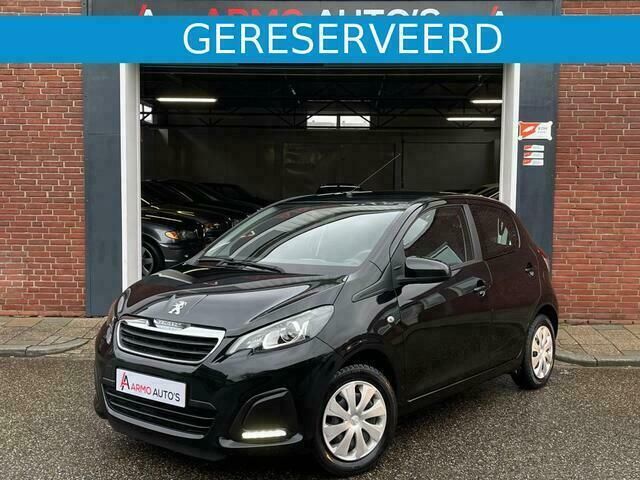 Zwart Gebruikt 2014 Peugeot 108 Active Hatchback | € 6.250 (Goede deal) - Afbeelding 1/4