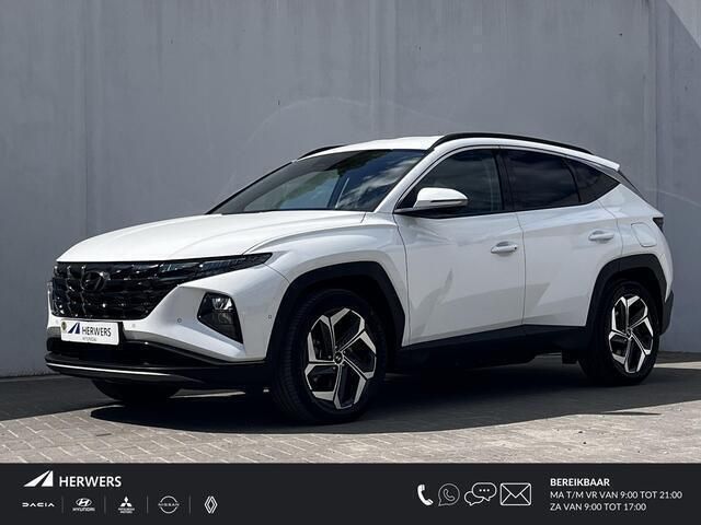 Polar white solid Gebruikt 2022 Hyundai Tucson Premium SUV | € 34.885 (Eerlijke prijs) - Afbeelding 1/4