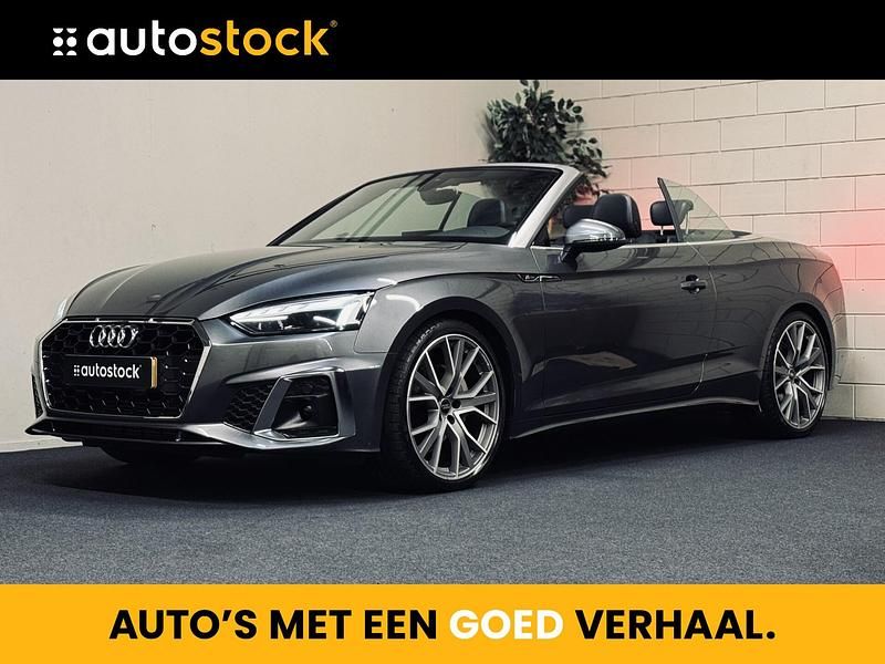 Grijs Occasion 2022 Audi A5 Cabriolet S-Line Cabriolet | € 44.899 (Goede deal) - Afbeelding 1/4