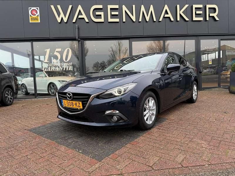 Blauw Occasion 2014 Mazda 3 Sedan | € 11.250 (Eerlijke prijs) - Afbeelding 1/4