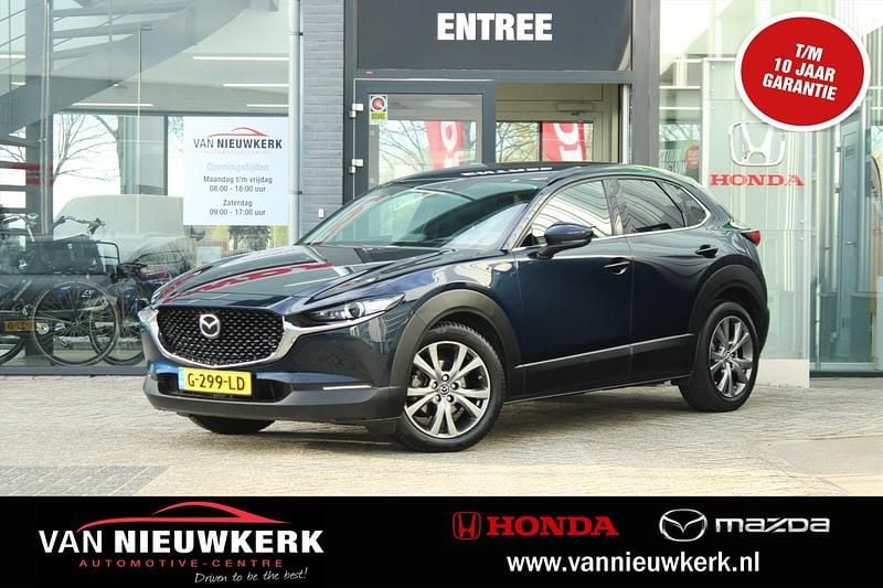Blauw (parellak) Gebruikt 2019 Mazda CX-30 Luxury SUV | € 19.900 (Goede deal) - Afbeelding 1/4