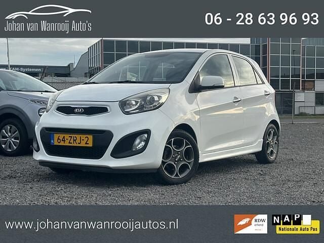 Wit Gebruikt 2013 Kia Picanto Hatchback | € 6.250 (Eerlijke prijs) - Afbeelding 1/4