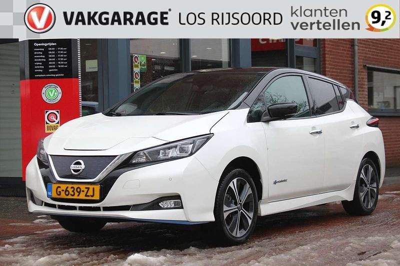 Occasion Nissan Leaf Tekna 90 kW (123 PK) 2019 Wit Hatchback