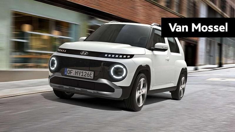 Wit Nieuw 2024 Hyundai Inster Hatchback | € 24.990 (Eerlijke prijs) - Afbeelding 1/4