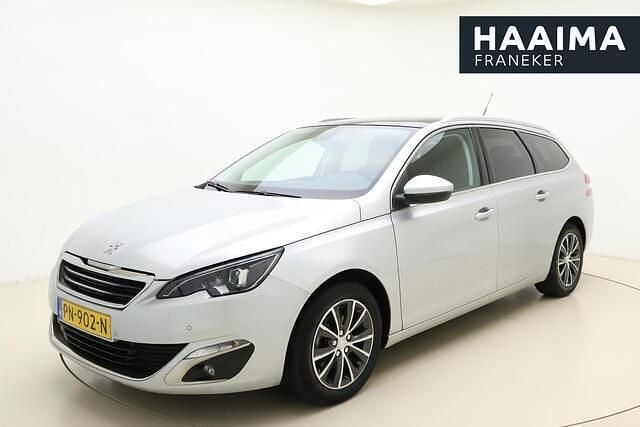 Grijs Gebruikt 2017 Peugeot 308 SW Premium Stationwagen | € 11.950 (Eerlijke prijs) - Afbeelding 1/4