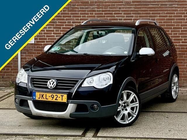 Zwart Occasion 2007 VW Polo Cross Hatchback | € 4.450 (Eerlijke prijs) - Afbeelding 1/4