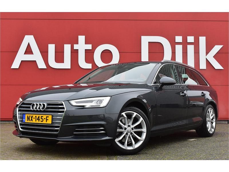 Grijs Gebruikt 2017 Audi A4 Sport Stationwagen | € 17.950 (Iets duurder) - Afbeelding 1/4