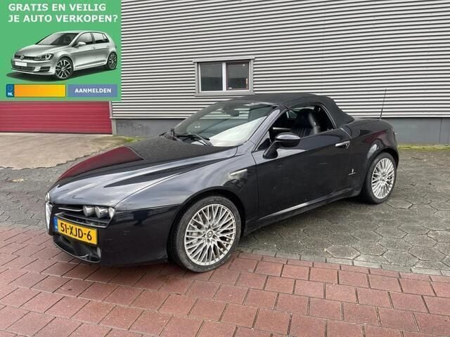 Zwart Gebruikt 2008 Alfa Romeo Spider Exclusive Cabriolet | € 5.499 - Afbeelding 1/4
