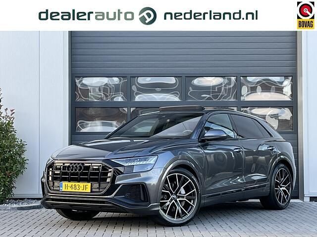 Grijs Gebruikt 2020 Audi Q8 S-Line SUV | € 69.950 (Eerlijke prijs) - Afbeelding 1/4