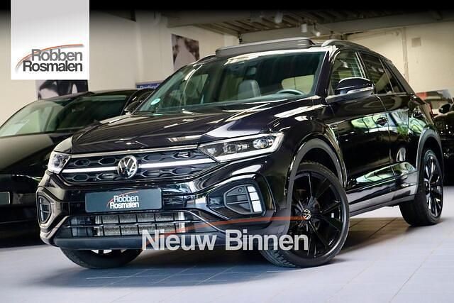 Zwart Gebruikt 2024 VW T-Roc R-line SUV | € 39.890 (Duur) - Afbeelding 1/4