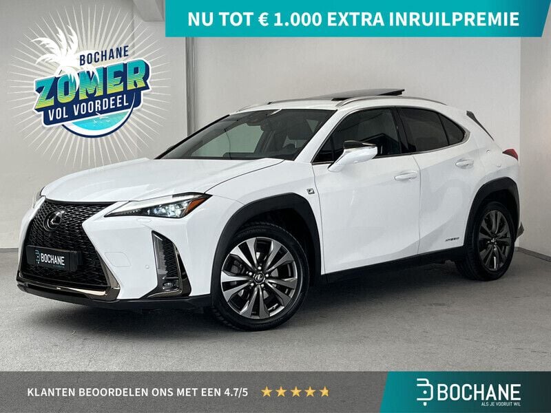 Wit Gebruikt 2019 Lexus UX 250h Sport Line SUV | € 26.685 (Eerlijke prijs) - Afbeelding 1/4