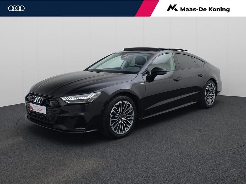 Zwart Gebruikt 2024 Audi A7 S-Line Hatchback | € 62.880 (Super prijs) - Afbeelding 1/4