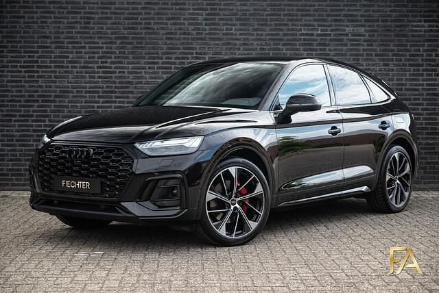 Zwart Gebruikt 2022 Audi Q5 Sportback Ambiente SUV | € 48.995 (Super prijs) - Afbeelding 1/4