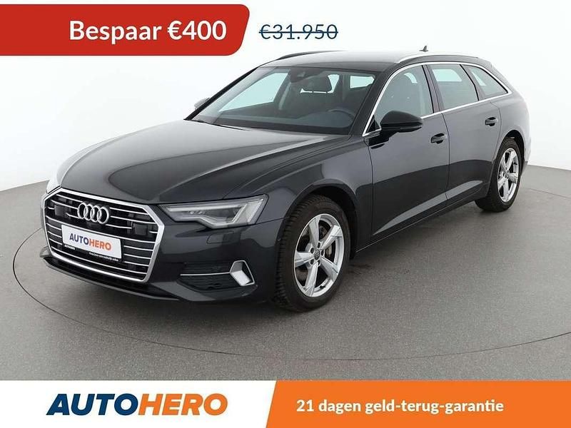 Zwart Gebruikt 2019 Audi A6 Sport Stationwagen | € 31.749 (Super prijs) - Afbeelding 1/3