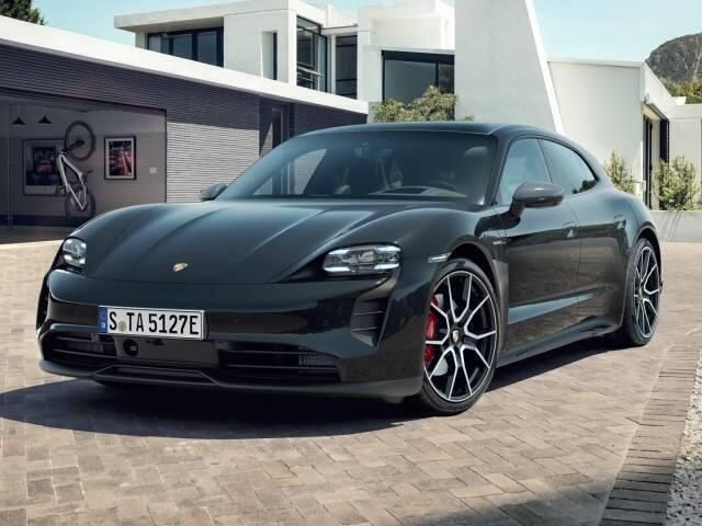 Zwart Gebruikt 2024 Porsche Taycan 4S Sport Turismo Sedan | € 86.549 - Afbeelding 1/4