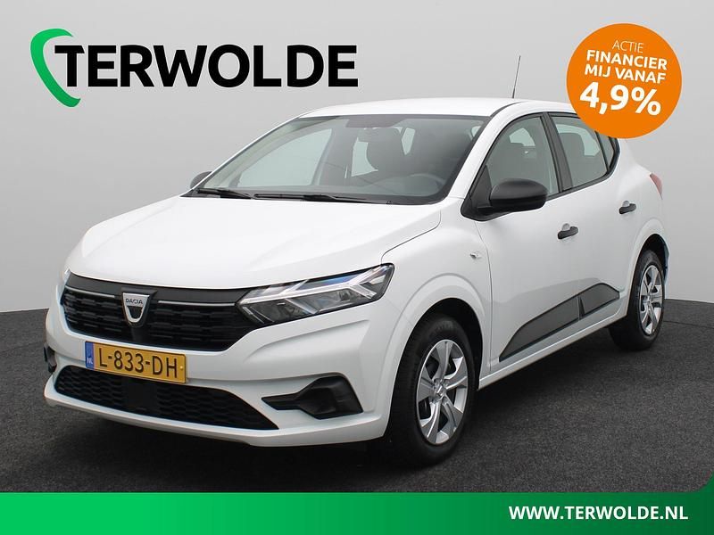 Wit Occasion 2021 Dacia Sandero Essentiel Hatchback | € 12.340 (Goede deal) - Afbeelding 1/4