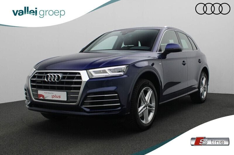 Blauw Gebruikt 2019 Audi Q5 S-Line SUV | € 34.900 (Super prijs) - Afbeelding 1/4