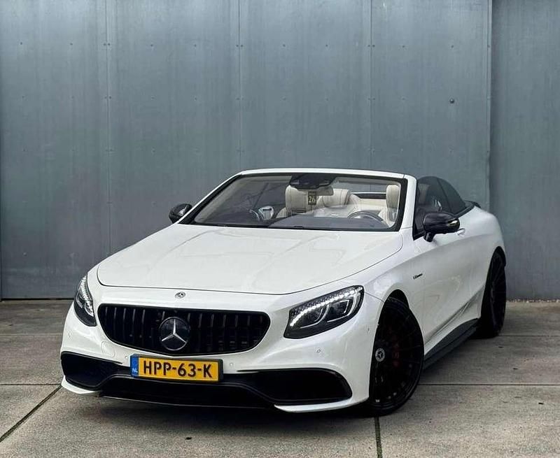 Wit Gebruikt 2017 Mercedes S63 AMG AMG Cabriolet | € 95.900 - Afbeelding 1/4