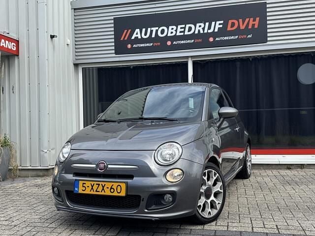 Grijs Gebruikt 2014 Fiat 500S Hatchback | € 6.950 (Eerlijke prijs) - Afbeelding 1/4